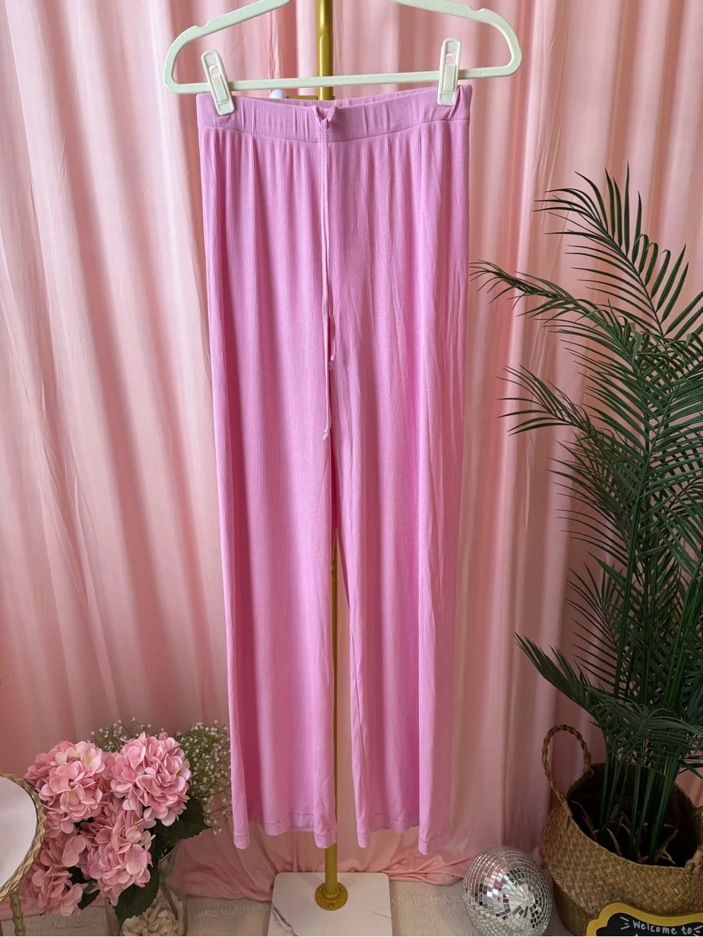SKIMS Soft Lounge Sleep Set Bubble Gum Pink Modal Pajamas Small Limited Edition
